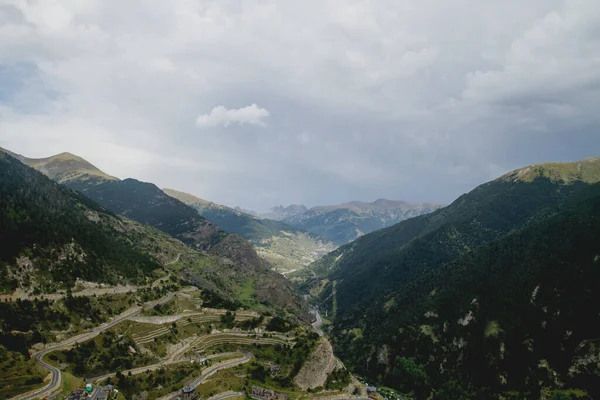 Viewpoint Canillo Pyrenees Andorra — Stock Photo, Image