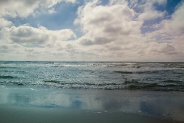 Mavi deniz manzarası 