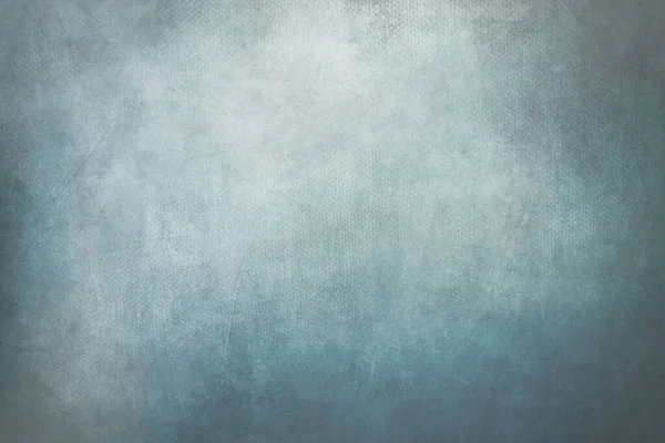 Blauwe Grungy Canvas Achtergrond Textuur — Stockfoto