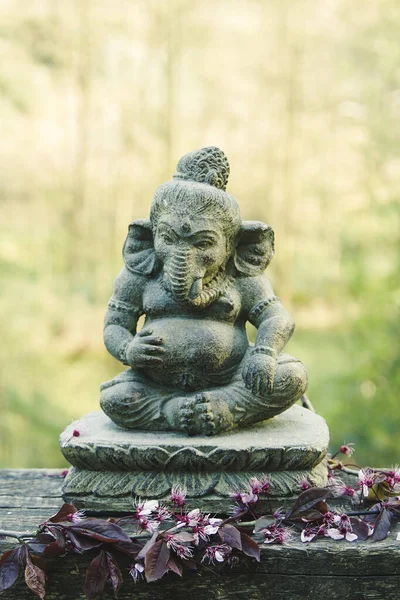 Señor Ganesh Estatua Piedra Decorativa — Foto de Stock