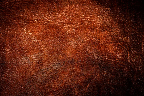 Dark Brown Leather Background Texture — Stock Photo, Image