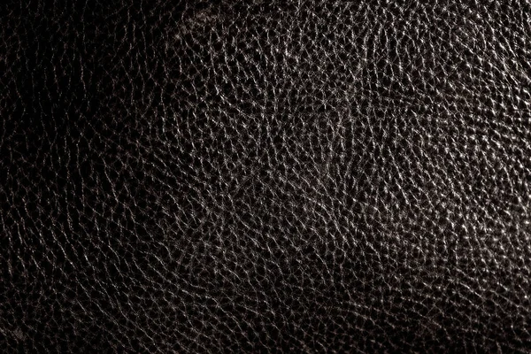 Fond Texture Cuir Noir — Photo