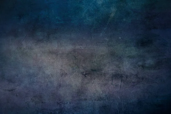 Blue Grungy Canvas Background Texture — Stock Photo, Image