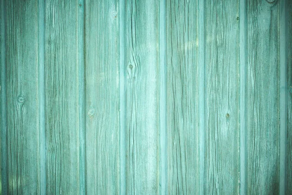 Old Rustic Green Wooden Wall Background — Stock Photo, Image