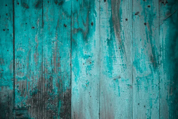 Stare Niebieskie Drewniane Deski Ściany — Zdjęcie stockowe