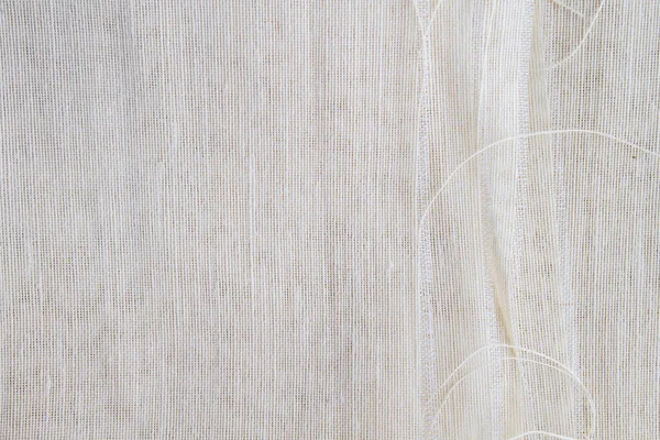 Dettaglio Tessuto Hessian Lino Bianco — Foto Stock