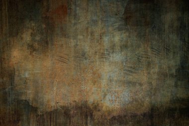 Eski paslı duvar detayı 