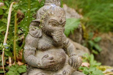 Ganesh Tanrısı dekoratif taş heykel
