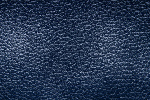 Mörkblått Läder Nära Håll — Stockfoto