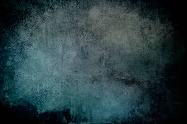 Vernice Grungy Blu Sfondo Tela Texture — Foto Stock