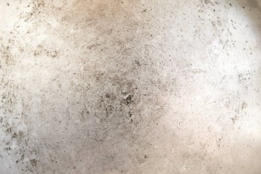 Yanmış çelik tencere dokusu. 