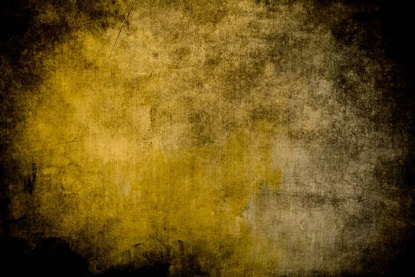 Amarelo Manchado Pano Fundo Grungy Tela — Fotografia de Stock