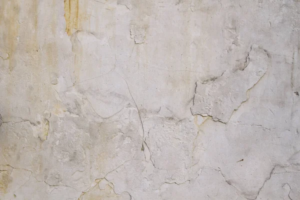 Alte Weiße Wand Mit Abgeblätterter Farbe — Stockfoto