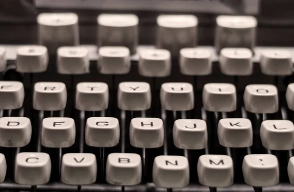 Alte Schreibmaschine Nahaufnahme — Stockfoto