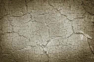 Eski çatlak duvar yakın çekim görüntüsü