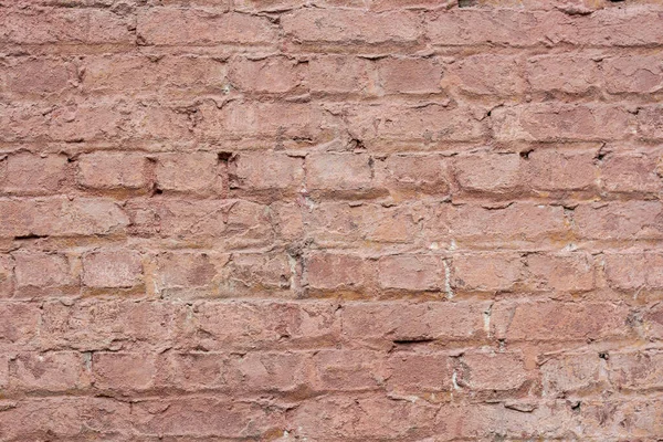 Старый Розовый Кирпич Стены Фона — стоковое фото