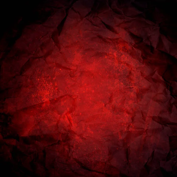 Röd Abstrakt Rynkig Papper Struktur Eller Bakgrund — Stockfoto