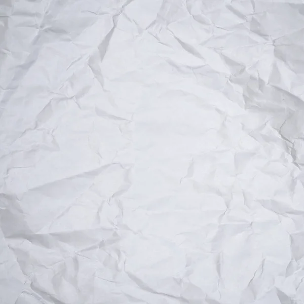 Textura Fondo Papel Arrugado Blanco — Foto de Stock