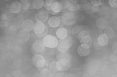 bokeh sim ışıkları, siyah beyaz arkaplan 