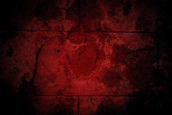 Vieja Pared Agrietada Fondo Textura Abstracta Roja Negra — Foto de Stock