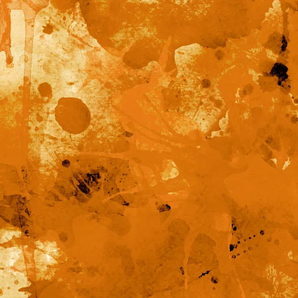 Abstract Orange Background Splashes Square Format — Stock Photo, Image