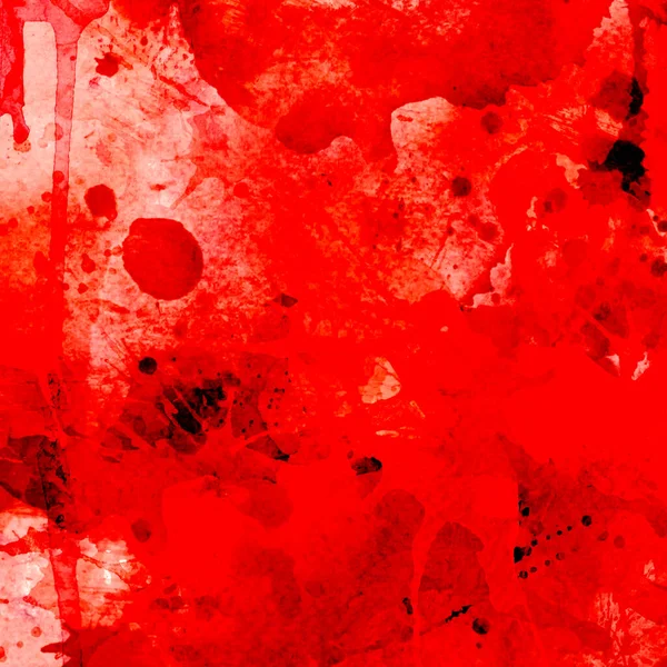 Abstrakt Röd Bakgrund Med Stänk Fyrkantigt Format — Stockfoto