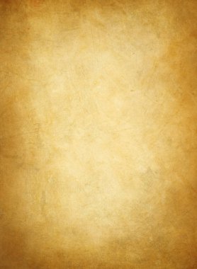 Eski sarı kağıt dokusu veya arka planı koyu renkli borde