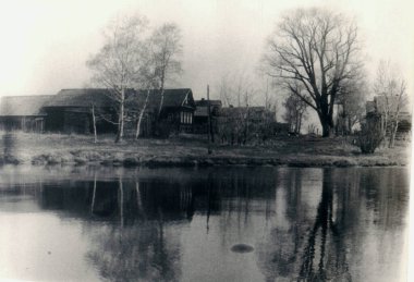 Köy manzarası, 1960 'lar, Sovyetler Birliği, Rusya