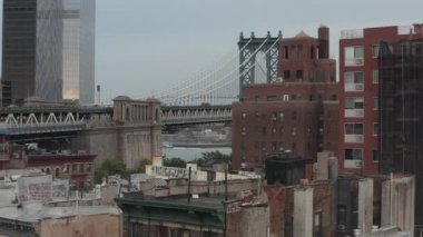 Köprünün altından geçen ambulansı izleyen kuşların görüntüsü