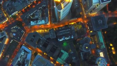 Frankfurt am Main, Arabalar, Şehir Işıkları, Trafik, Hareket