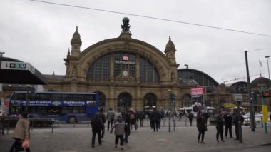 Frankfurt am Main 'deki Merkez Tren İstasyonu, Almanya Hauptbahnhof 