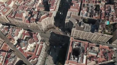 Tipik Barselona, İspanya Kavşağı Genel Görünümü 