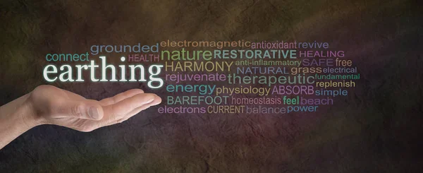 Earthing Word Cloud — Stock Photo, Image