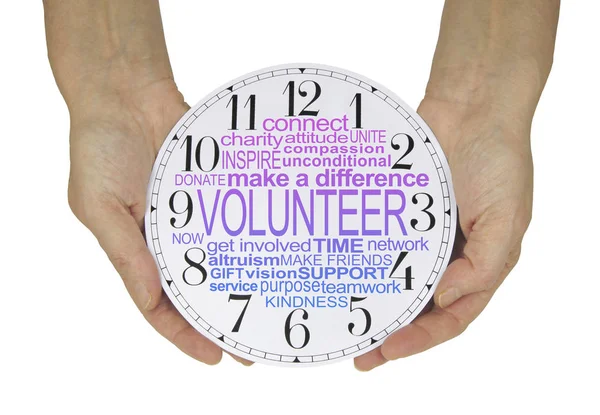 A Hora do Voluntariado é AGORA — Fotografia de Stock