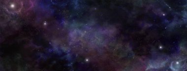Karanlık gece gökyüzü derin uzay arka plan 