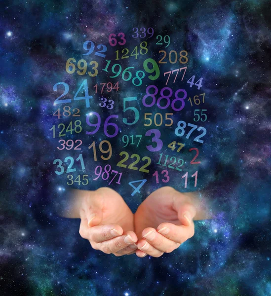 Kosmiczne numerologia — Zdjęcie stockowe