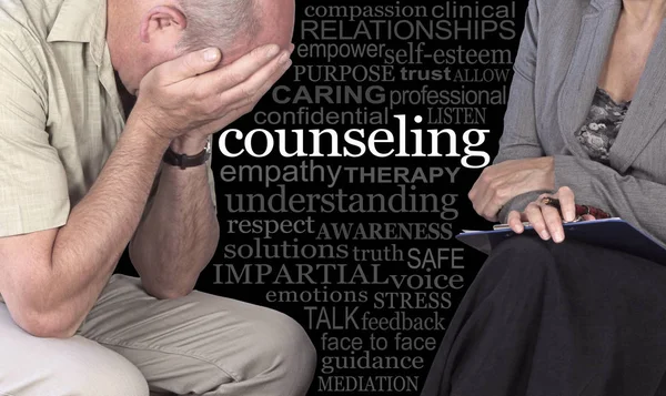 Counseling Sessions Can Help Seek Advice Therapist Female Therapist Clipboard — Stock Photo, Image