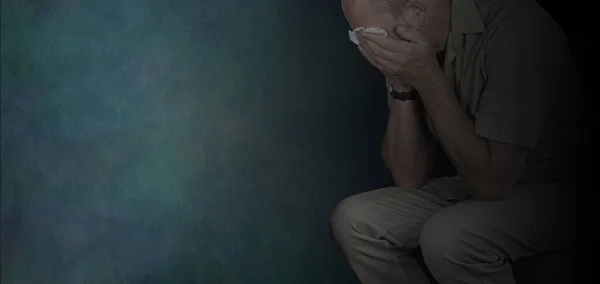 Psychische Erkrankungen Können Ein Dunkler Ort Sein Awareness Campaign Men — Stockfoto
