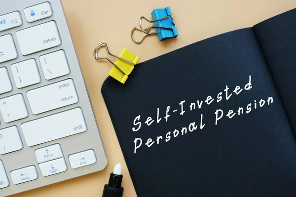 Inscription Sticker Self Invested Personal Pension Your Blog — Stock Photo, Image