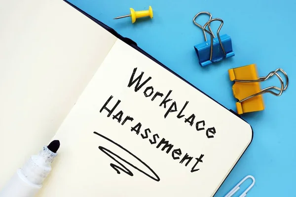 Business Concept Meaning Workplace Harassment Phrase Page — Stock Photo, Image