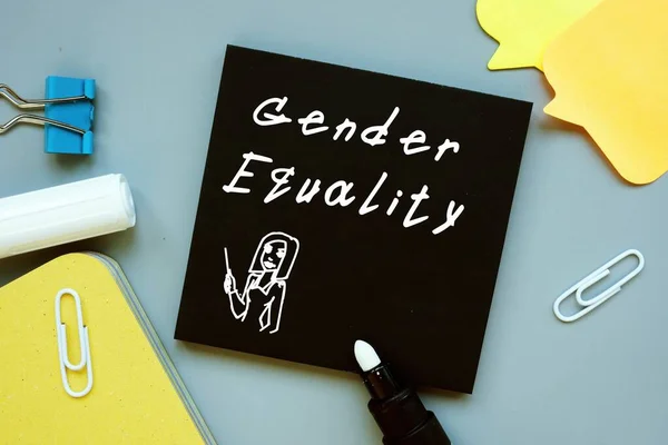 Business concept about Gender Equality with sign on the piece of paper.