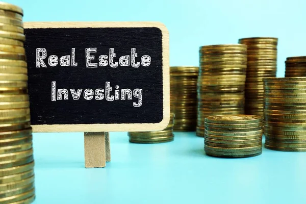 Real Estate Investing phrase on the page.