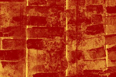 Tasarım için soyut kırmızı ve sarı arkaplan.