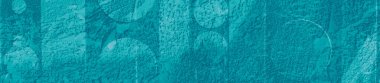 Tasarım için soyut turkuaz, celadon ve aquamarine renk arkaplanı.