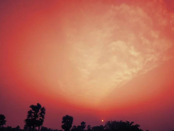 Wieczór Widok Zdjęcia Fotografia Stockowa Zdjęcie Jest Zrobione Bihar India — Zdjęcie stockowe