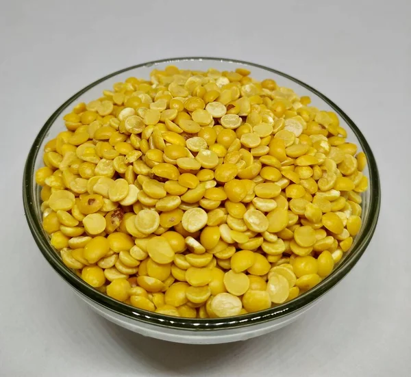 Yellow Split Mung Dal Stock — стоковое фото