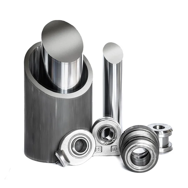 Produktionstechnologie Stahlrohre Geschäft Metallindustrie — Stockfoto