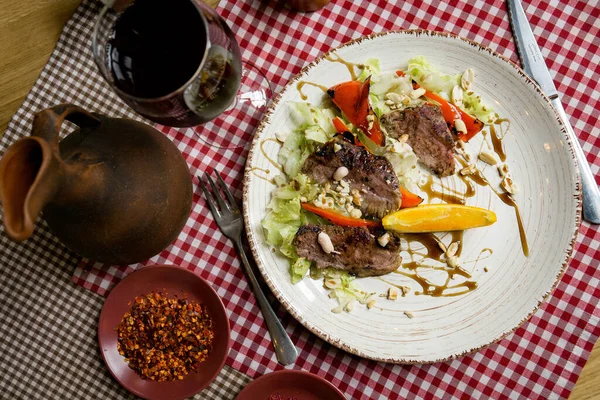 Georgia Cocina Tradicional Comida Sabrosa Saludable Restaurante —  Fotos de Stock