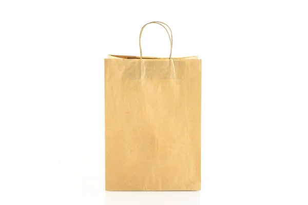 食品袋 白色背衬 白色包装盒 — 图库照片