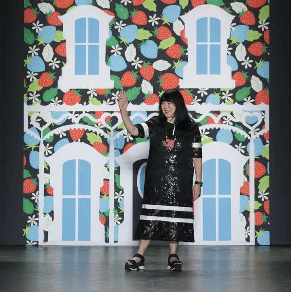 Anna Sui - Collezione Primavera 2017 — Foto Stock